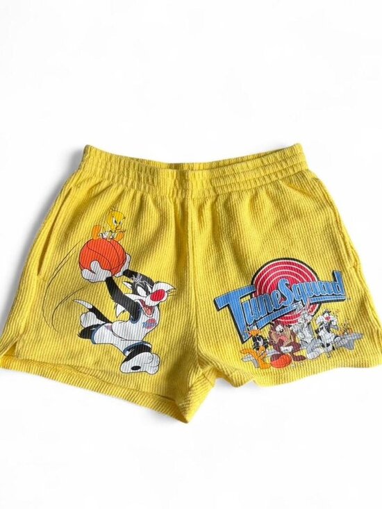 Target Pants - Target Yellow Looney Tunes shorts with adjustable waistband